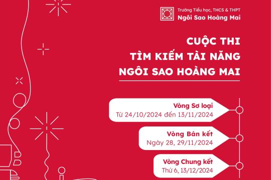 CUỘC THI TÌM KIẾM TÀI NĂNG NGÔI SAO HOÀNG MAI 2024: KHỞI ĐẦU CHO NHỮNG ĐAM MÊ