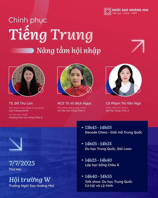 BẬT MÍ WORKSHOP: CHINH PHỤC TIẾNG TRUNG - NÂNG TẦM HỘI NHẬP