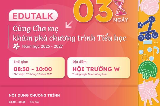 3 NGÀY NỮA NHỮNG ĐIỀU CHA MẸ QUAN TÂM NHẤT VỀ LỚP 1 SẼ ĐƯỢC GIẢI ĐÁP