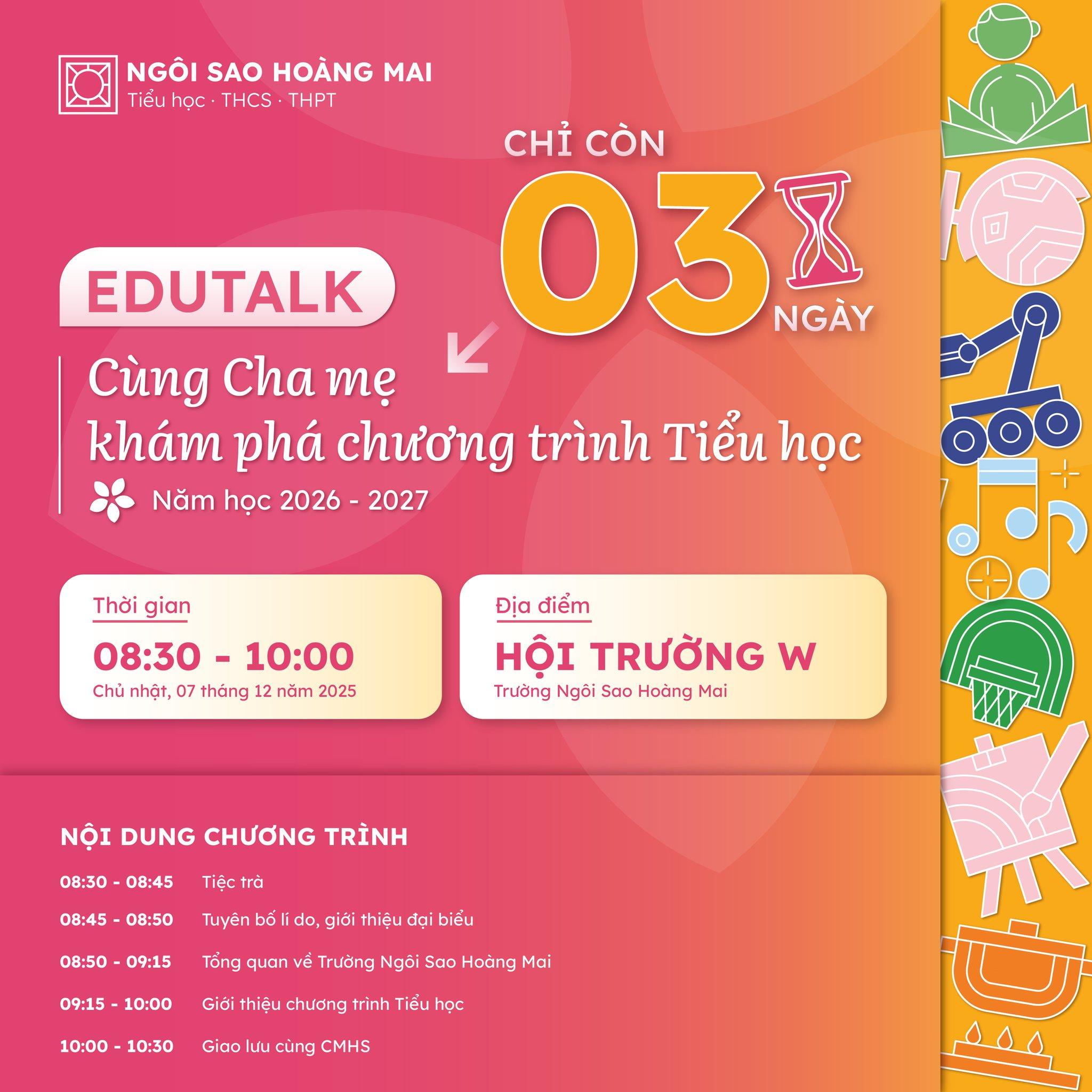 3 NGÀY NỮA NHỮNG ĐIỀU CHA MẸ QUAN TÂM NHẤT VỀ LỚP 1 SẼ ĐƯỢC GIẢI ĐÁP