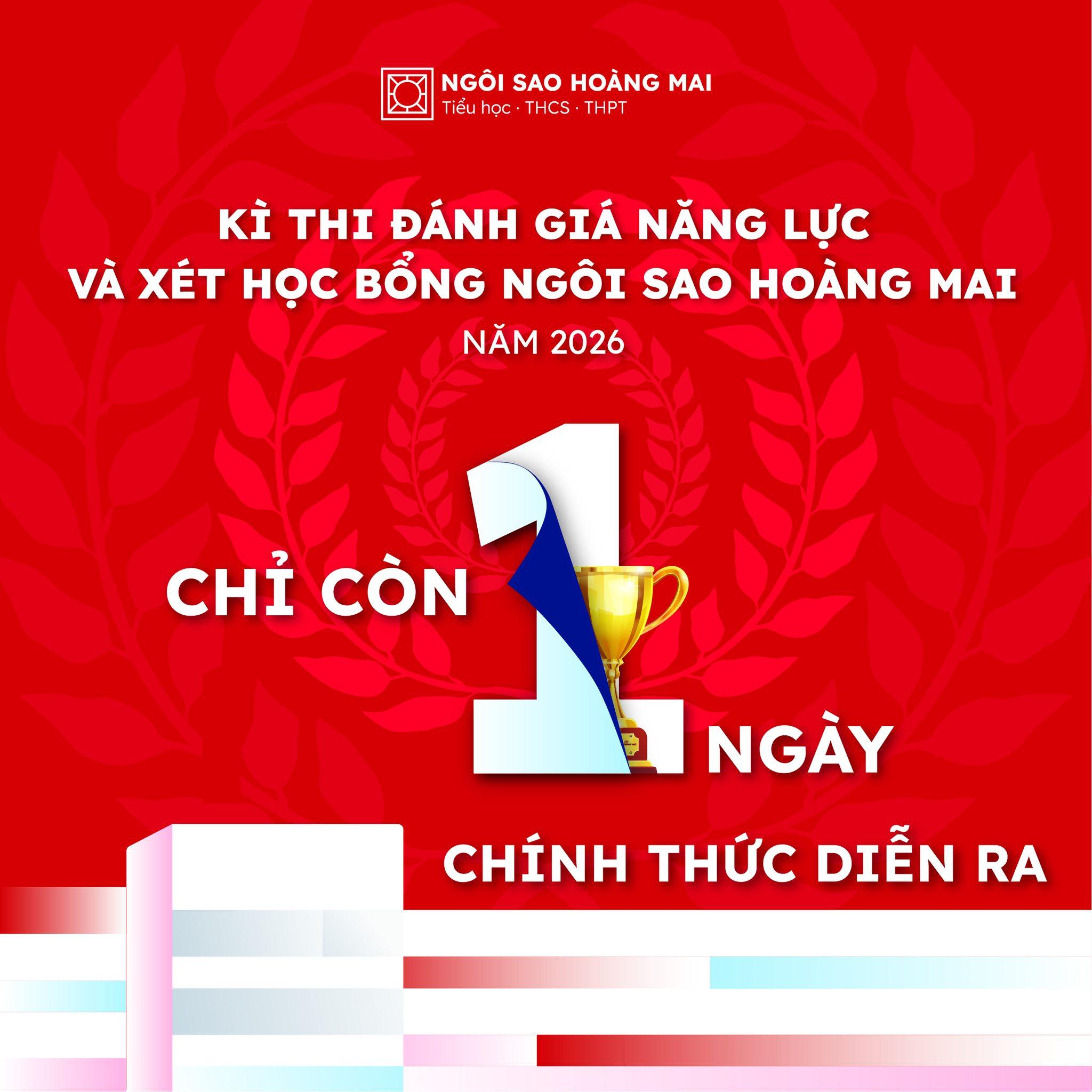 CHỈ CÒN 01 NGÀY – SẴN SÀNG TỎA SÁNG