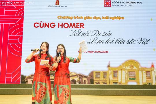 GIEO MẦM TỰ HÀO – KẾT NỐI DI SẢN CÙNG HOMER KHỐI 4 & 5