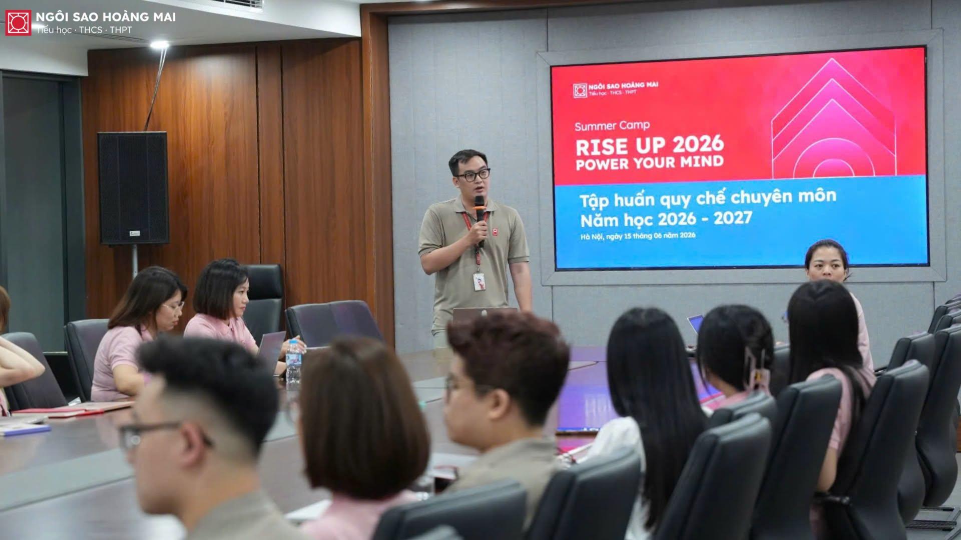 TẬP HUẤN TRẠI HÈ RISE UP: POWER YOUR MIND 2026 – SẴN SÀNG KIẾN TẠO MỘT MÙA HÈ KHƠI MỞ TƯ DUY VÀ PHÁT TRIỂN TOÀN DIỆN