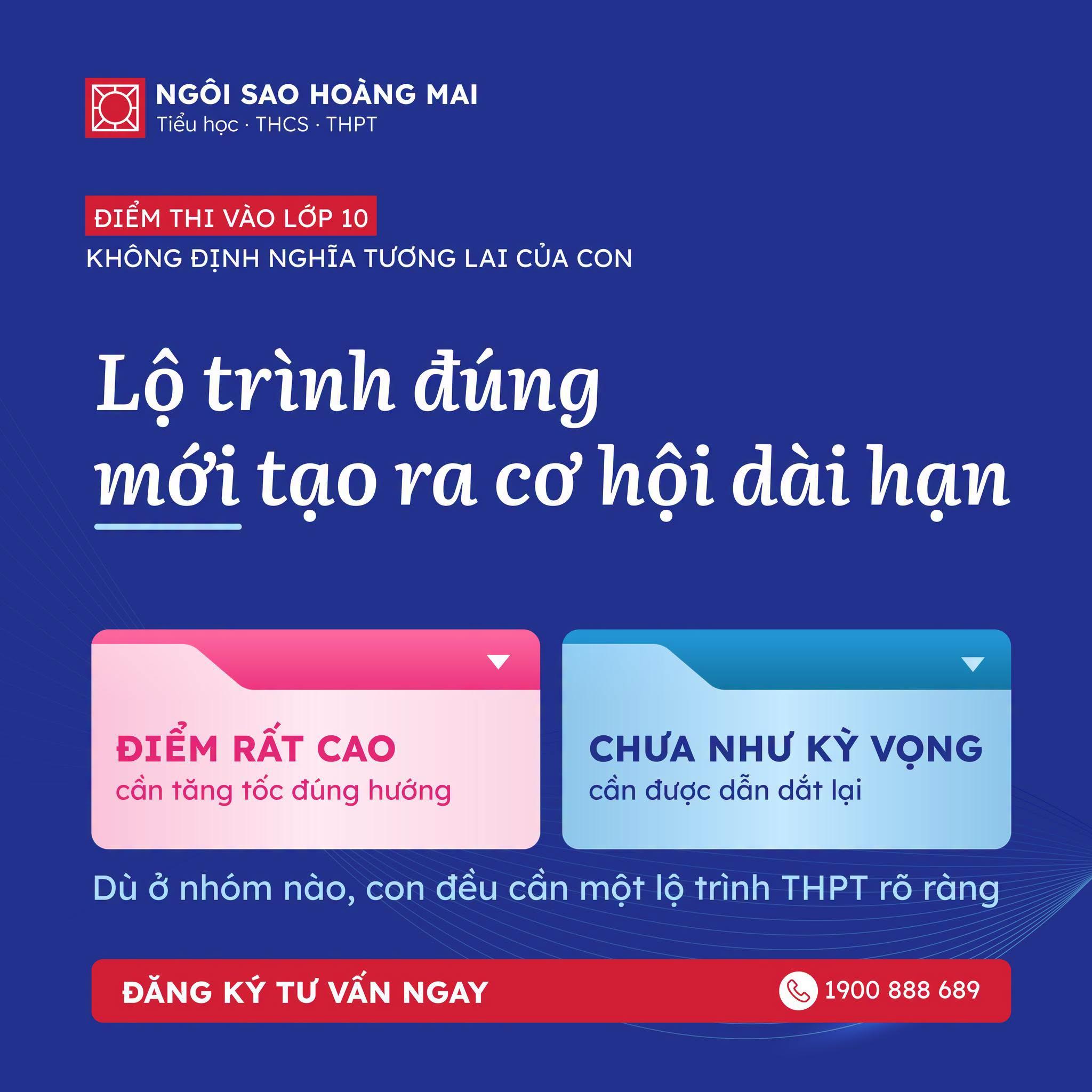 CHƯƠNG TRÌNH THPT NGÔI SAO HOÀNG MAI: NỀN TẢNG VỮNG VÀNG CHO HÀNH TRÌNH CHINH PHỤC ĐẠI HỌC MƠ ƯỚC
