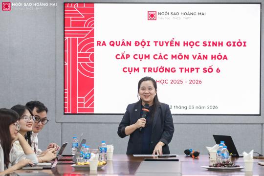 LỄ RA QUÂN ĐỘI TUYỂN HỌC SINH GIỎI CẤP CỤM KHỐI THPT NĂM HỌC 2025 – 2026
