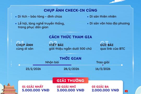 CUỘC THI ẢNH HOMER CHECK-IN DI SẢN 2026