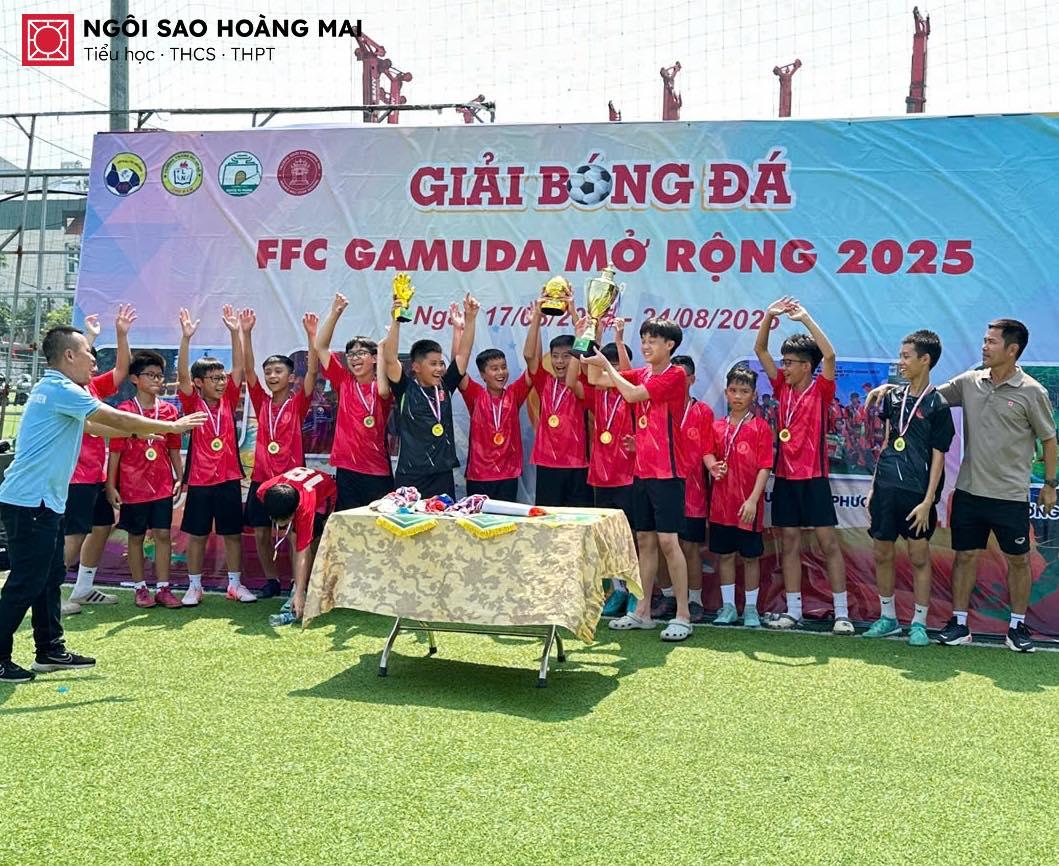 U13 NGÔI SAO HOÀNG MAI VÔ ĐỊCH FFC GAMUDA 2025 – CHIẾN THẮNG CỦA BẢN LĨNH VÀ TINH THẦN ĐỒNG ĐỘI!