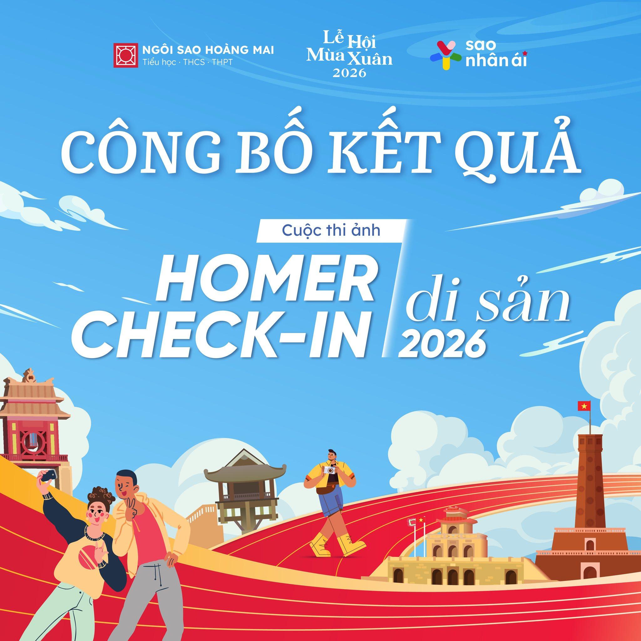 LAN TỎA GIÁ TRỊ VĂN HÓA VIỆT – CÔNG BỐ KẾT QUẢ CUỘC THI ẢNH HOMER CHECK-IN DI SẢN 2026