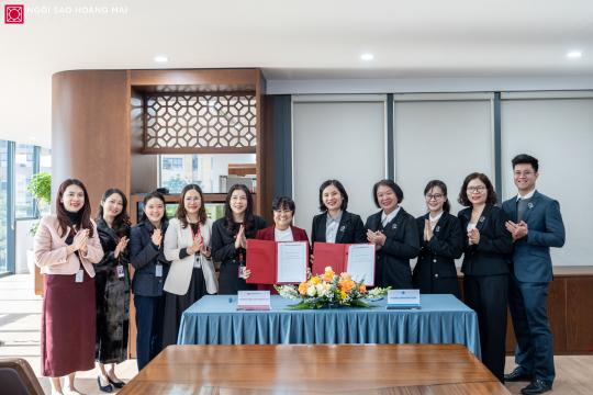 NGÔI SAO HOÀNG MAI KÝ KẾT HỢP TÁC CÙNG HỆ THỐNG MẦM NON QIBI MONTESSORI