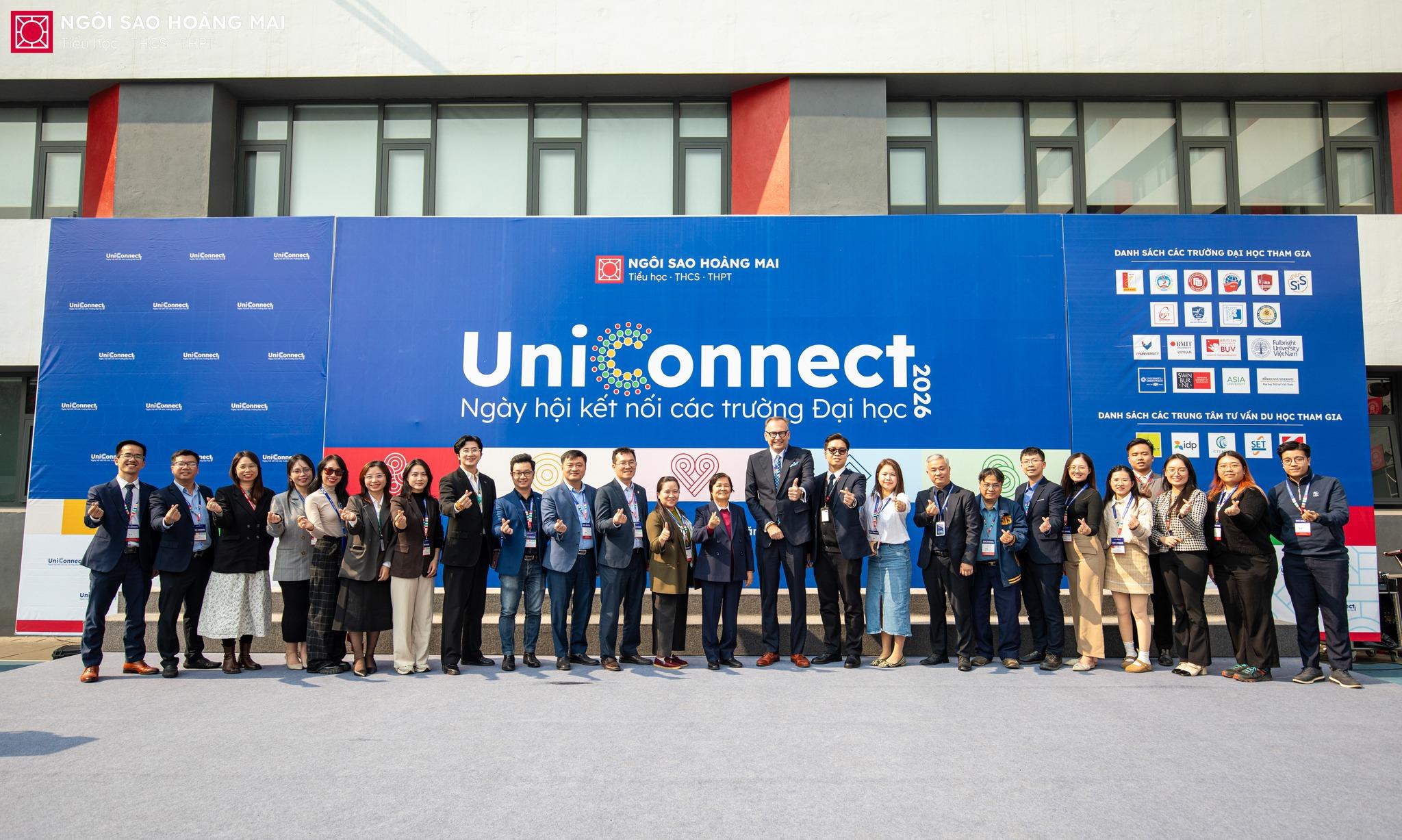 HƠN 20 TRƯỜNG ĐẠI HỌC TOP ĐẦU VIỆT NAM ĐÃ CÓ MẶT TẠI NGÔI SAO HOÀNG MAI TRONG SỰ KIỆN UNICONNECT 2026
