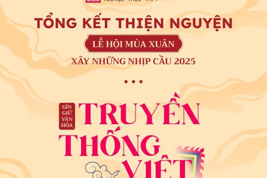 Thư cảm ơn của ban tổ chức chương trình “Lễ hội mùa xuân - Xây những nhịp cầu 2025” trường Ngôi sao Hoàng Mai