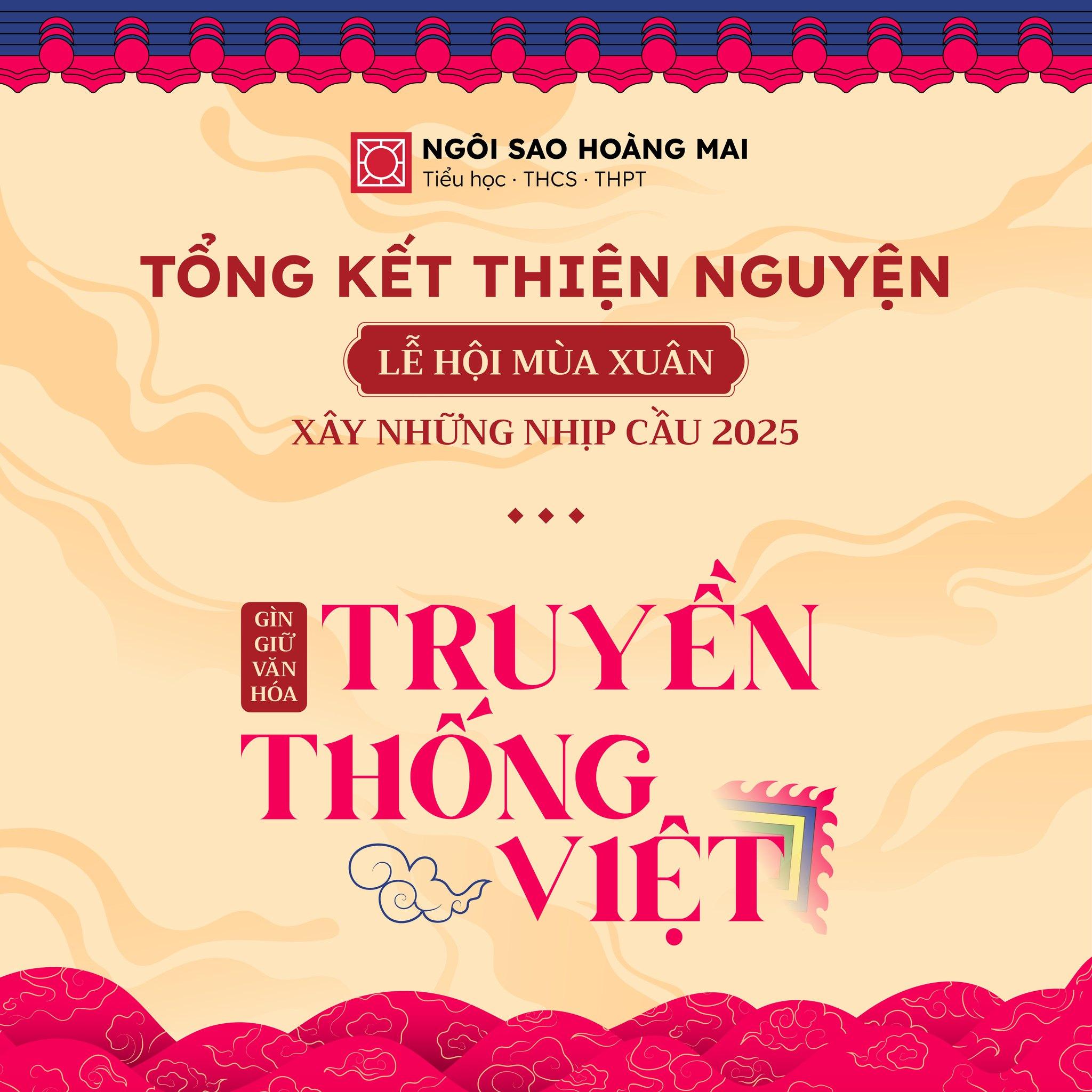 Thư cảm ơn của ban tổ chức chương trình “Lễ hội mùa xuân - Xây những nhịp cầu 2025” trường Ngôi sao Hoàng Mai