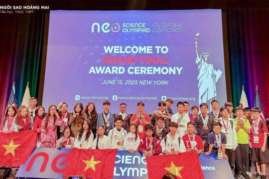 CHÚC MỪNG NGUYỄN TRẦN ĐỨC MINH: GẶT HÁI 03 HUY CHƯƠNG TẠI CHUNG KẾT OLYMPIC KHOA HỌC QUỐC TẾ NEO 2025 – HOA KỲ!