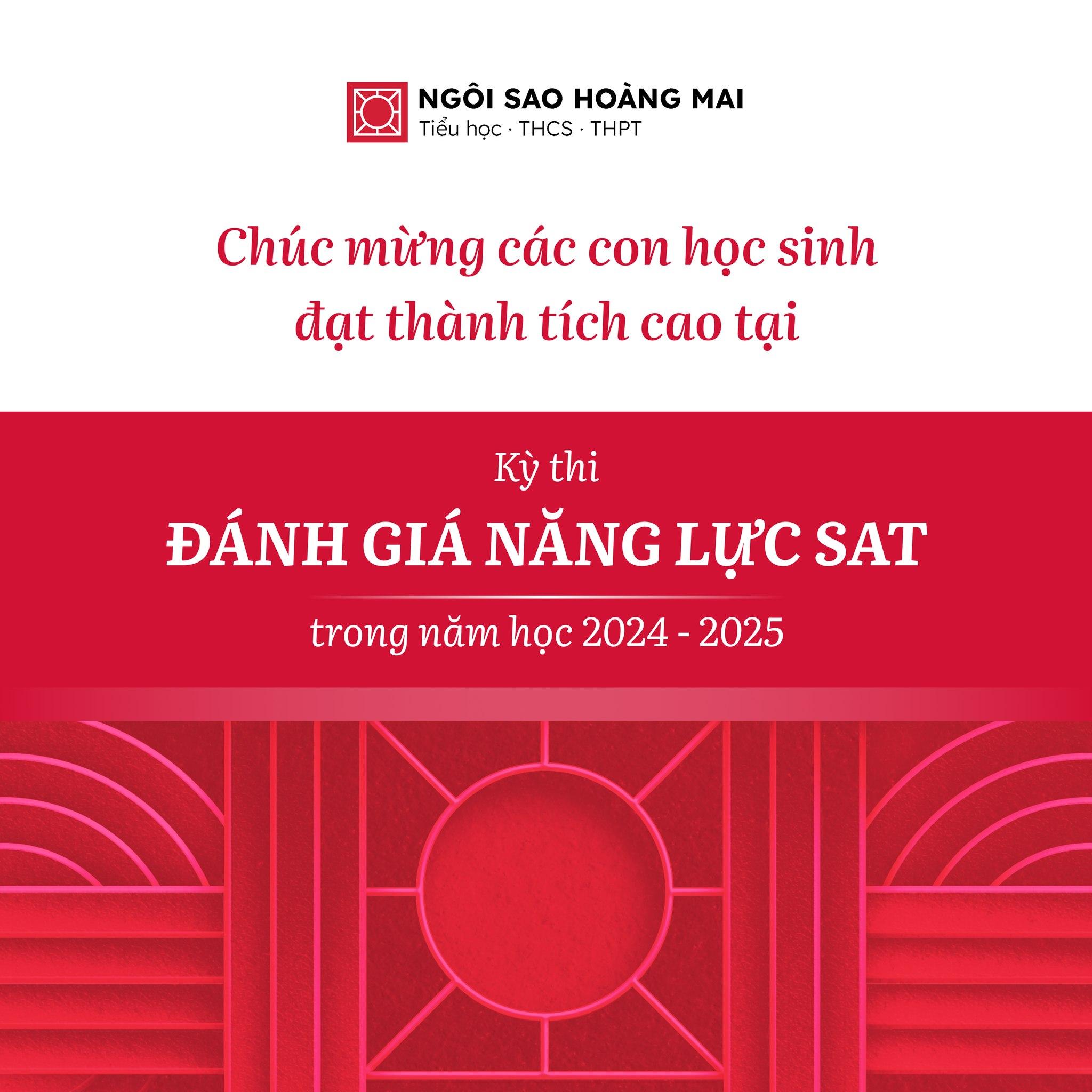 CHINH PHỤC ĐỈNH CAO SAT: HỌC SINH LỚP 11 - HỆ NĂNG KHIẾU BỨT PHÁ ĐIỂM SỐ ẤN TƯỢNG, MỞ RỘNG CÁNH CỬA HỌC BỔNG TOÀN CẦU
