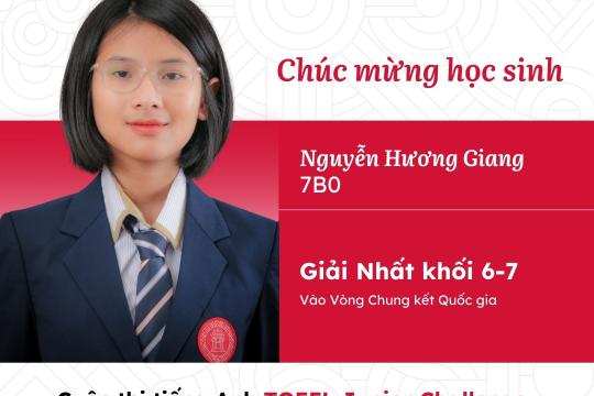 HỌC SINH THCS NGÔI SAO HOÀNG MAI XUẤT SẮC TIẾN VÀO VÒNG CHUNG KẾT QUỐC GIA CUỘC THI TOEFL JUNIOR CHALLENGE NĂM HỌC 2024 - 2025
