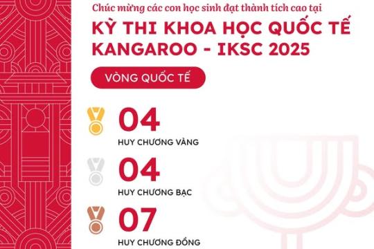 DẤU ẤN THÀNH TÍCH RỰC RỠ: 15 HUY CHƯƠNG VÀ GIẢI THƯỞNG CỦA HỌC SINH NGÔI SAO HOÀNG MAI TẠI KỲ THI KHOA HỌC QUỐC TẾ IKSC 2025