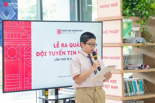 15 “Chiến binh công nghệ” Ngôi sao Hoàng Mai sẵn sàng chinh phục vòng khu vực - ội thi tin học trẻ toàn quốc lần thứ 31