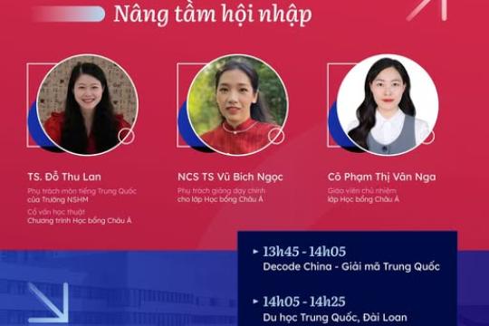 BẬT MÍ WORKSHOP: CHINH PHỤC TIẾNG TRUNG - NÂNG TẦM HỘI NHẬP