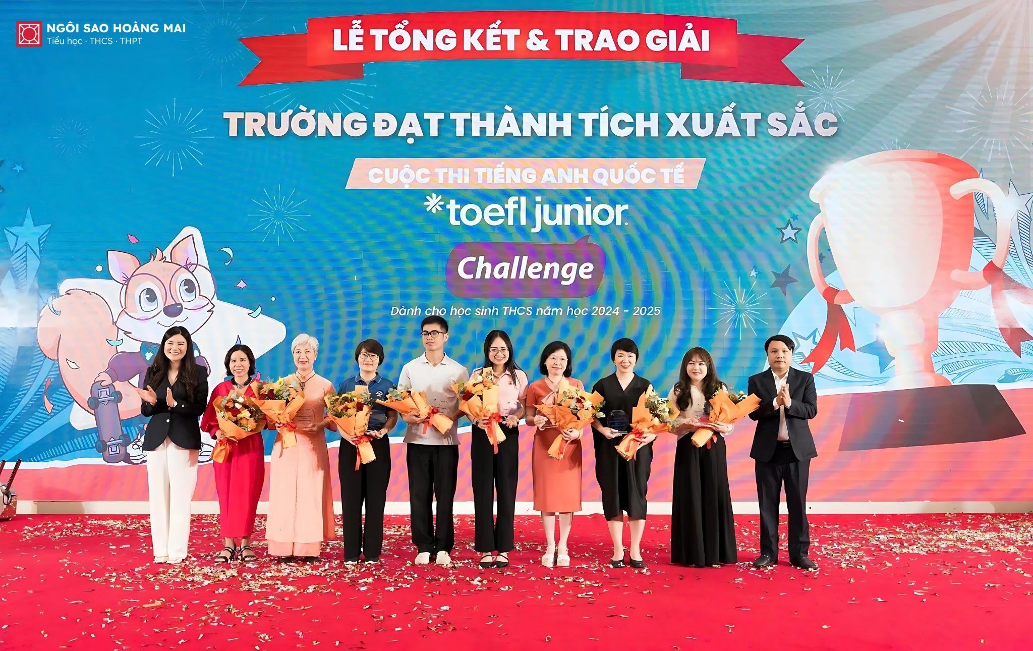 TỰ HÀO NGÔI SAO HOÀNG MAI - DẤU ẤN THÀNH TÍCH RỰC RỠ TẠI CUỘC THI TIẾNG ANH QUỐC TẾ TOEFL CHALLENGE 2024-2025