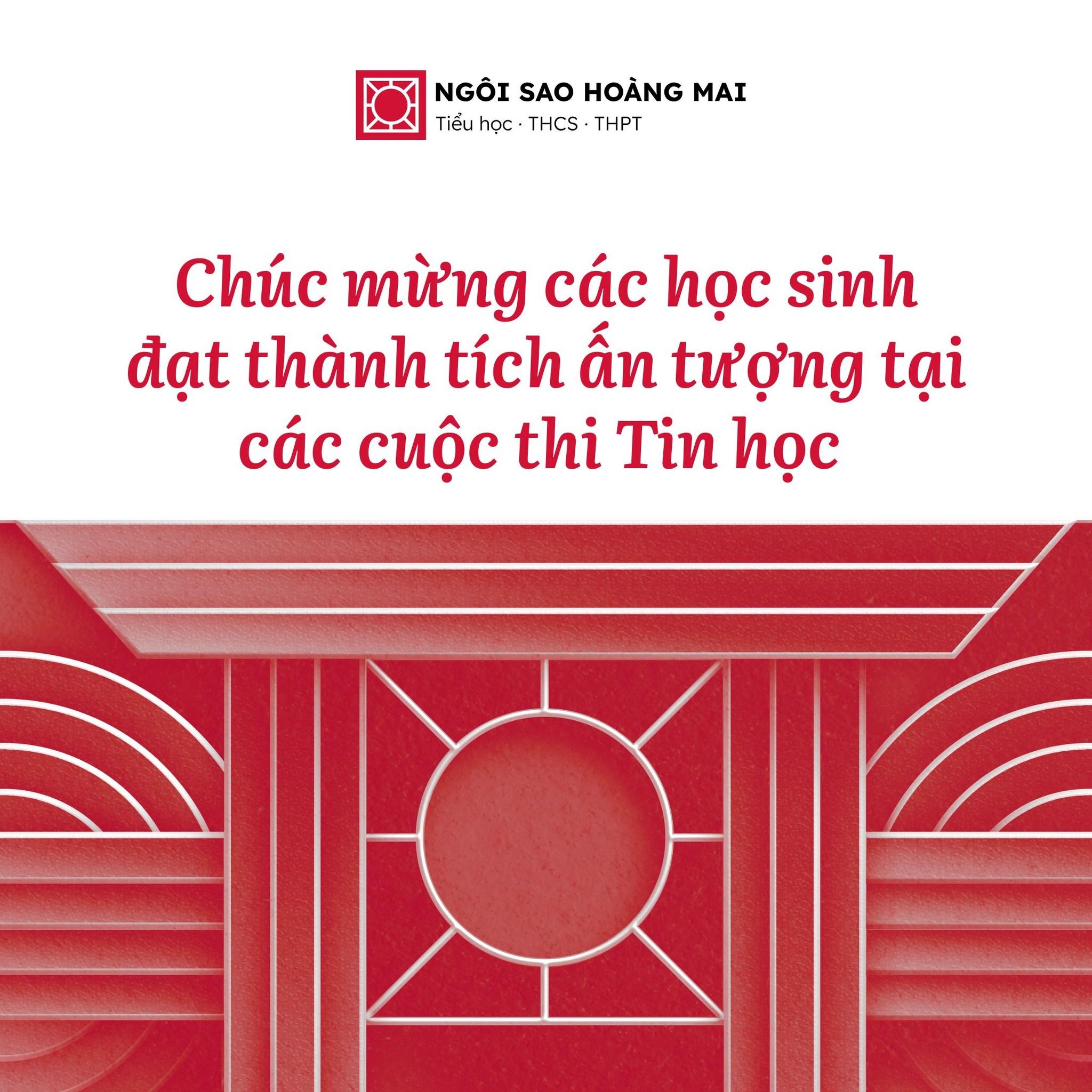 NHỮNG “CHIẾN BINH NHÍ” NGÔI SAO HOÀNG MAI TỎA SÁNG RỰC RỠ TẠI CÁC SÂN CHƠI TIN HỌC QUỐC GIA