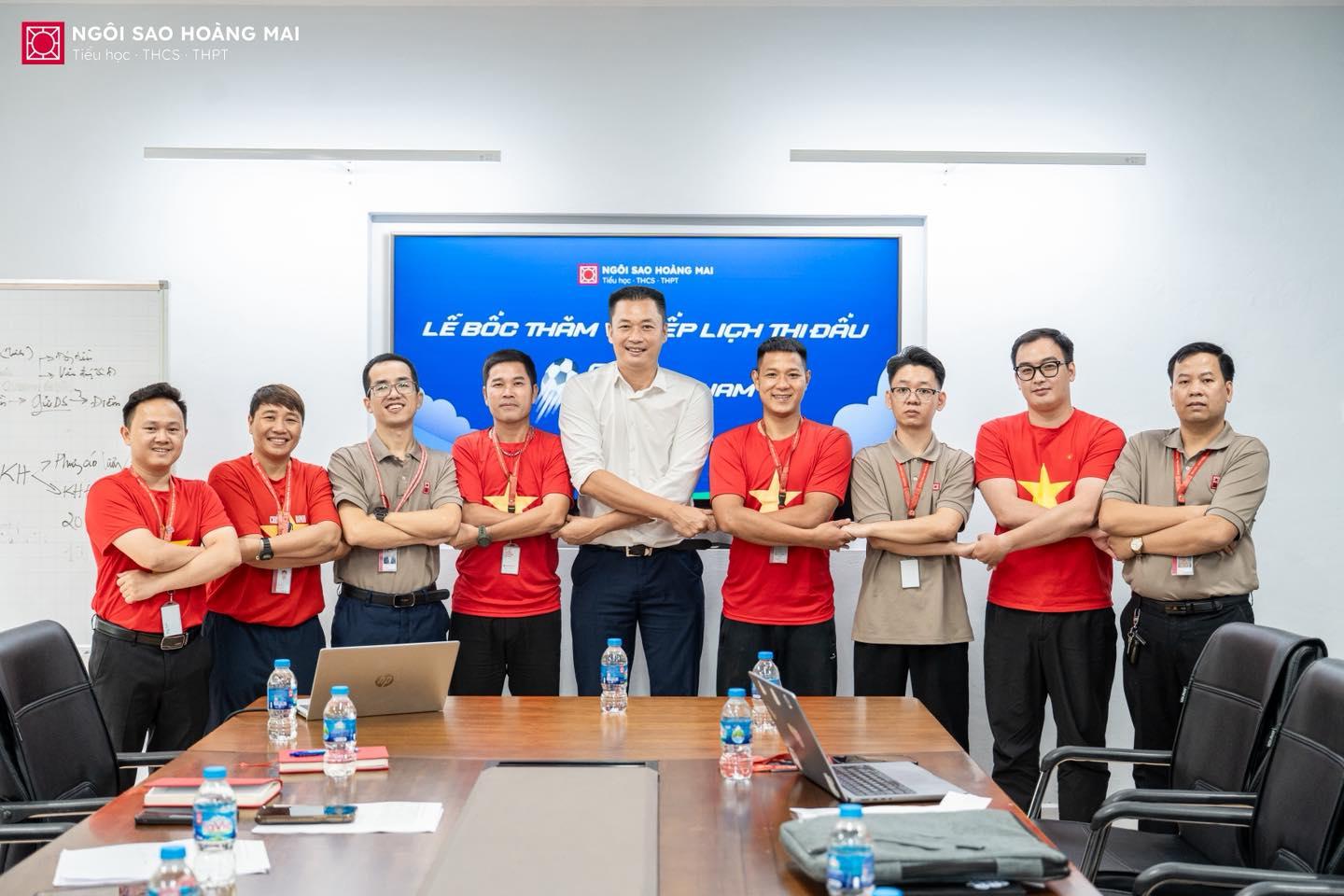 BỐC THĂM CHIA ĐỘI – SẴN SÀNG CHO GIẢI BÓNG ĐÁ NỘI BỘ CBGV-NV NGÔI SAO HOÀNG MAI
