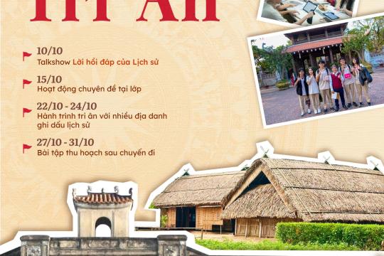 DỰ ÁN HỌC TẬP LIÊN MÔN CỦA KHỐI 12: “HÀNH TRÌNH TRI ÂN” – HỌC QUA TRẢI NGHIỆM - TRẢI NGHIỆM ĐỂ TRƯỞNG THÀNH