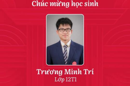 CHÚC MỪNG TRƯƠNG MINH TRÍ — TRÚNG TUYỂN ĐẠI HỌC KU LEUVEN (VƯƠNG QUỐC BỈ)