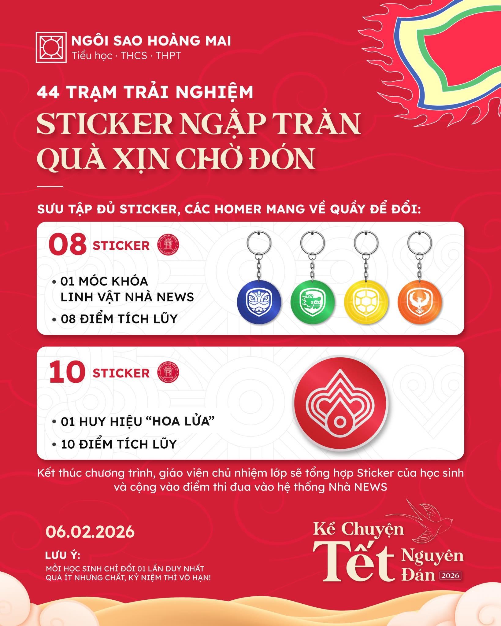 KỂ CHUYỆN TẾT NGUYÊN ĐÁN – 44 TRẠM TRẢI NGHIỆM, STICKER NGẬP TRÀN, QUÀ XỊN CHỜ ĐÓN