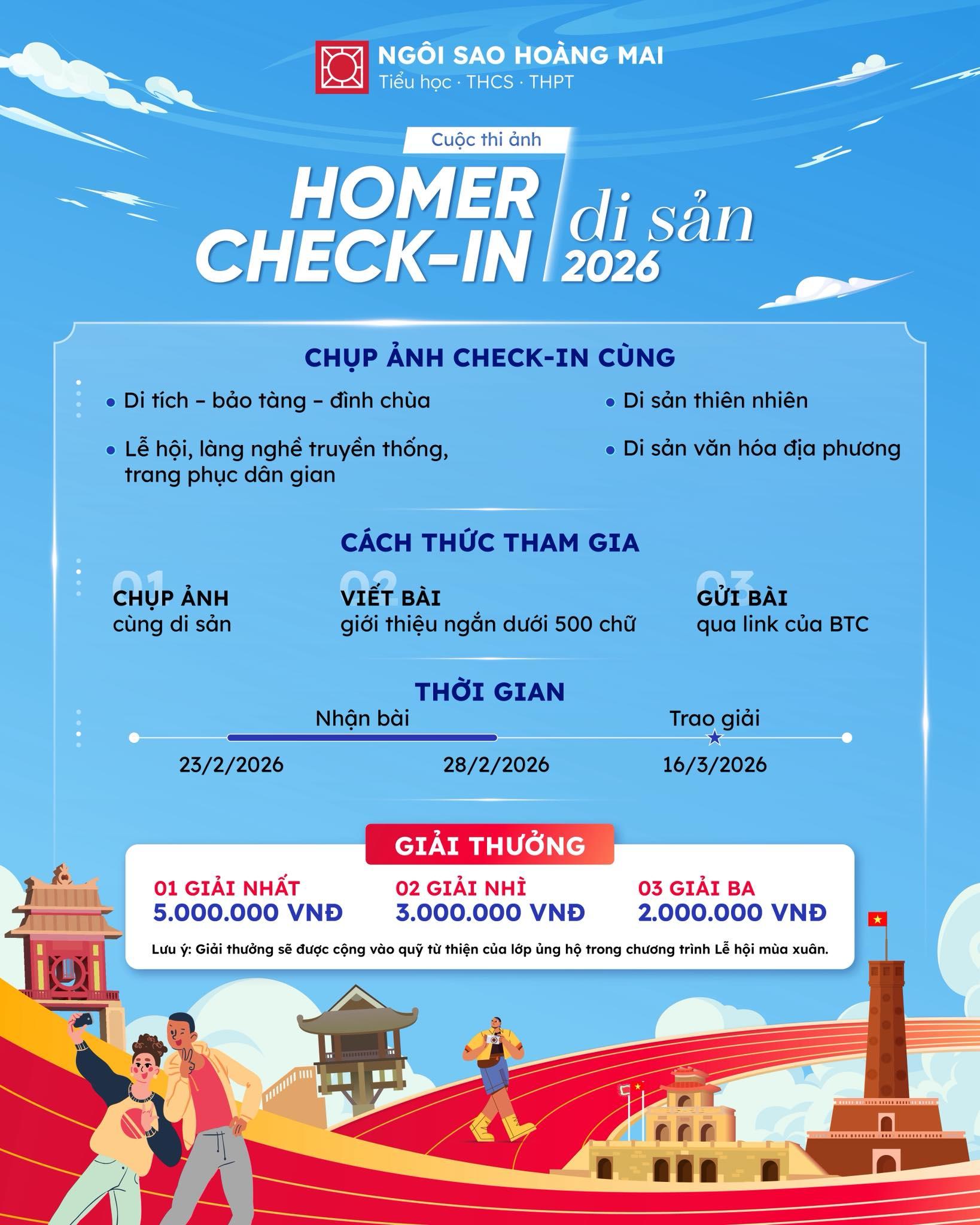 CUỘC THI ẢNH HOMER CHECK-IN DI SẢN 2026