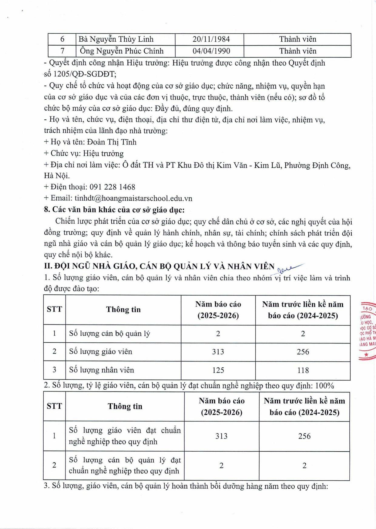 Báo cáo thường niên năm học 2025-2026 - trang 3