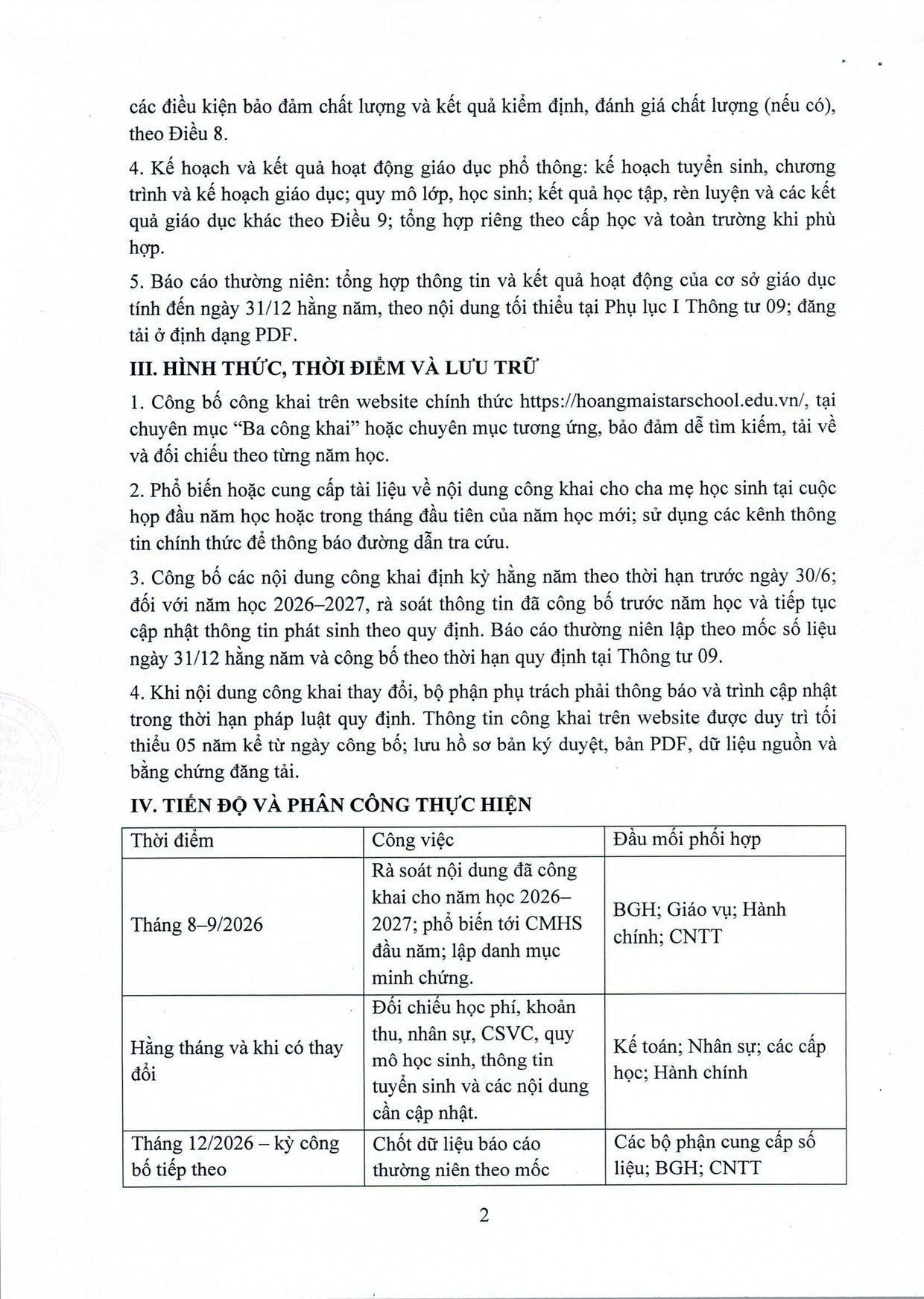 Kế hoạch số 2206/2026/KH-NSHM - trang 2