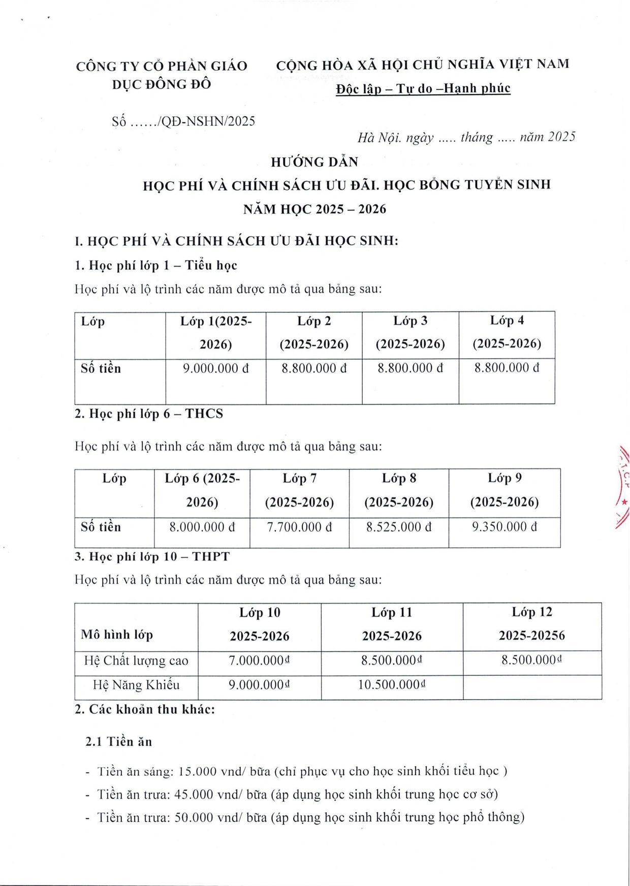 Quyết định số 2006/QĐ NSHN/2025 - trang 13