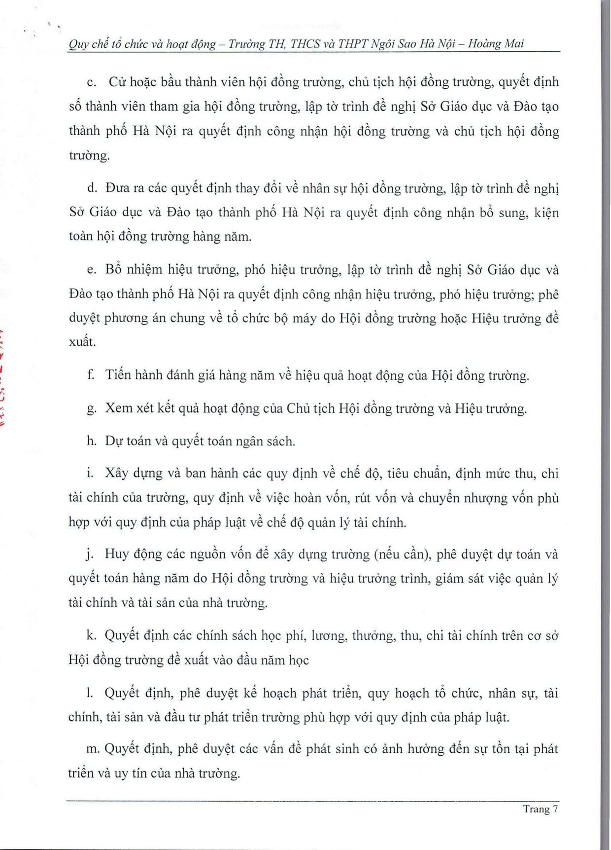 Quy chế tổ chức và hoạt động - trang 6