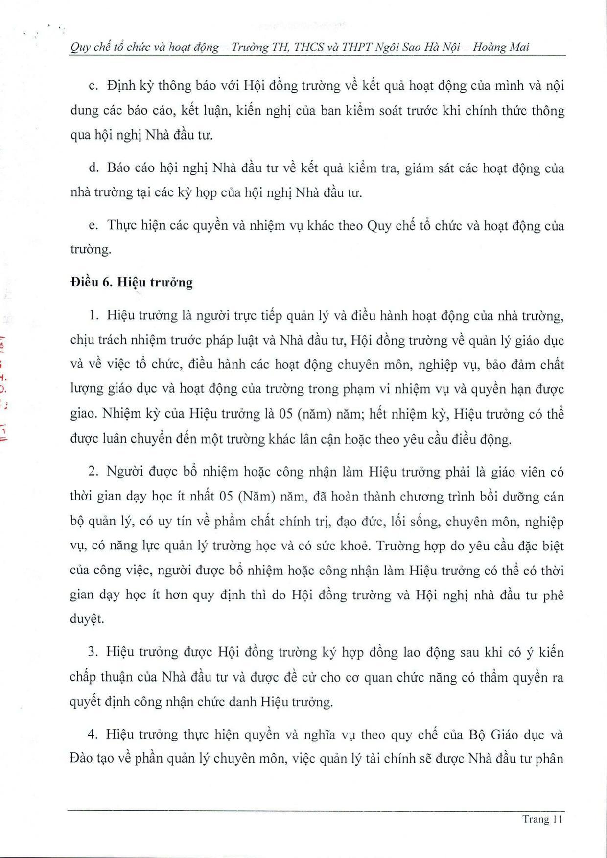 Quy chế tổ chức và hoạt động - trang 10