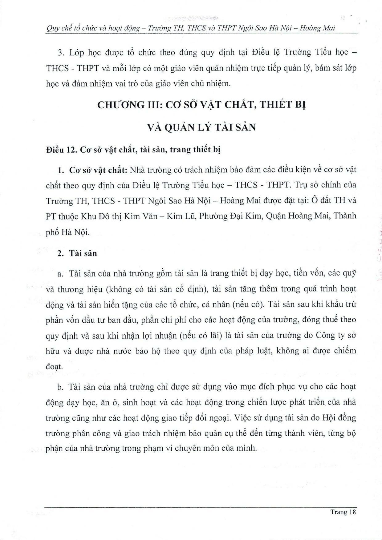 Quy chế tổ chức và hoạt động - trang 17