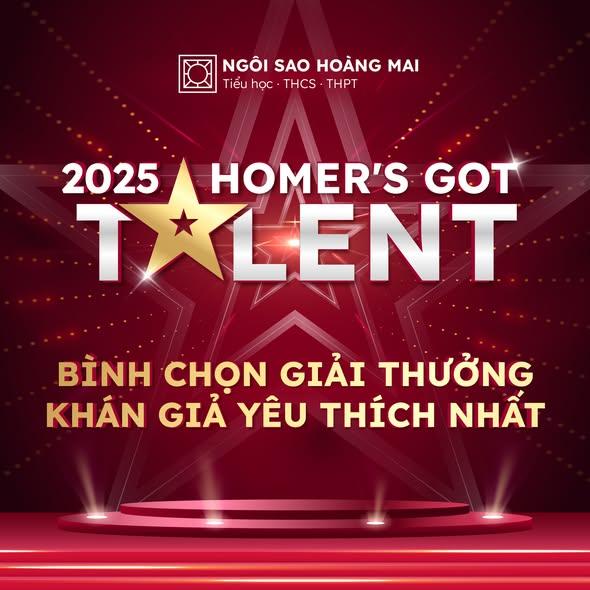 MỞ CỔNG BÌNH CHỌN “GIẢI THƯỞNG KHÁN GIẢ YÊU THÍCH NHẤT” – VÒNG CHUNG KẾT HOMER’S GOT TALENT 2026