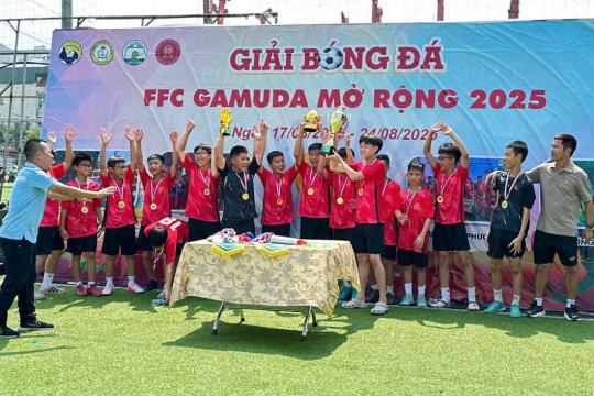 U13 NGÔI SAO HOÀNG MAI VÔ ĐỊCH FFC GAMUDA 2025 – CHIẾN THẮNG CỦA BẢN LĨNH VÀ TINH THẦN ĐỒNG ĐỘI!
