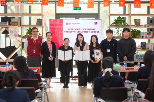KẾT NỐI GIÁO DỤC TOÀN CẦU – NGÔI SAO HOÀNG MAI ĐÓN ĐOÀN THPT GYESEONG GIRLS' HIGH SCHOOL (HÀN QUỐC)