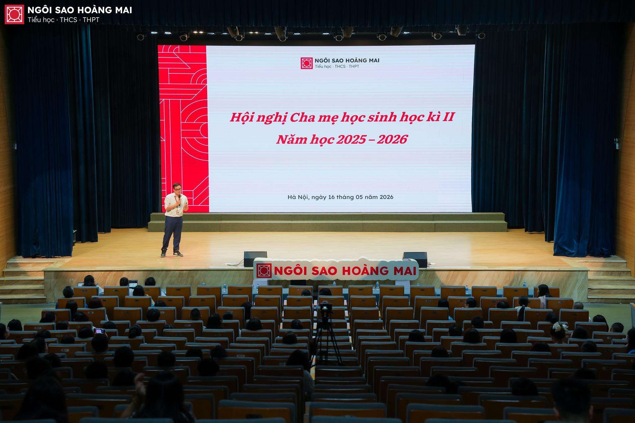 HỘI NGHỊ CHA MẸ HỌC SINH CUỐI HỌC KỲ II NĂM HỌC 2025–2026: KẾT NỐI ĐỒNG HÀNH – KIẾN TẠO HÀNH TRÌNH PHÁT TRIỂN TOÀN DIỆN HỌC SINH