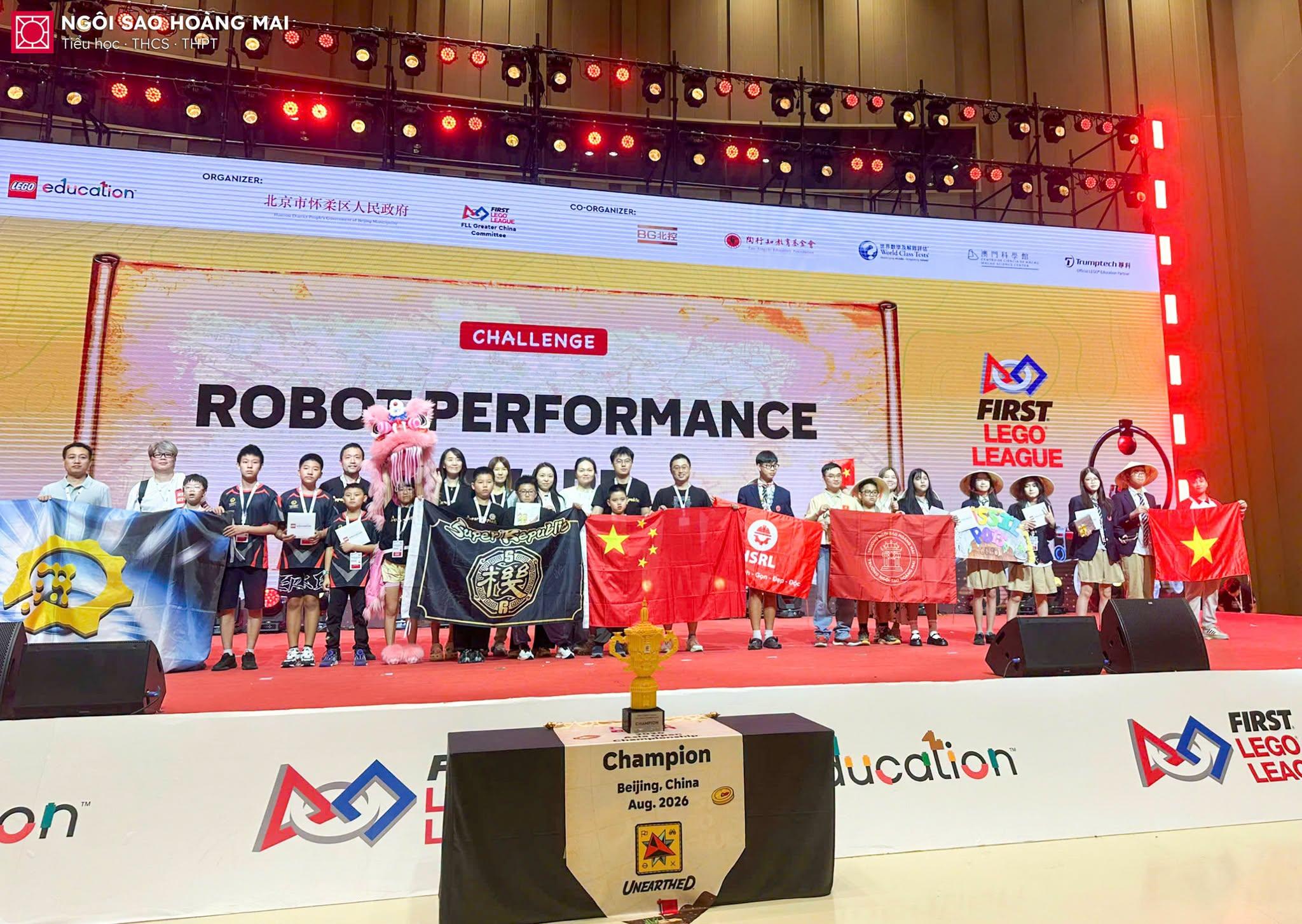 07 HOMER XUẤT SẮC GIÀNH ROBOT PERFORMANCE AWARD TẠI FIRST LEGO LEAGUE ASIA OPEN CHAMPIONSHIP 2026