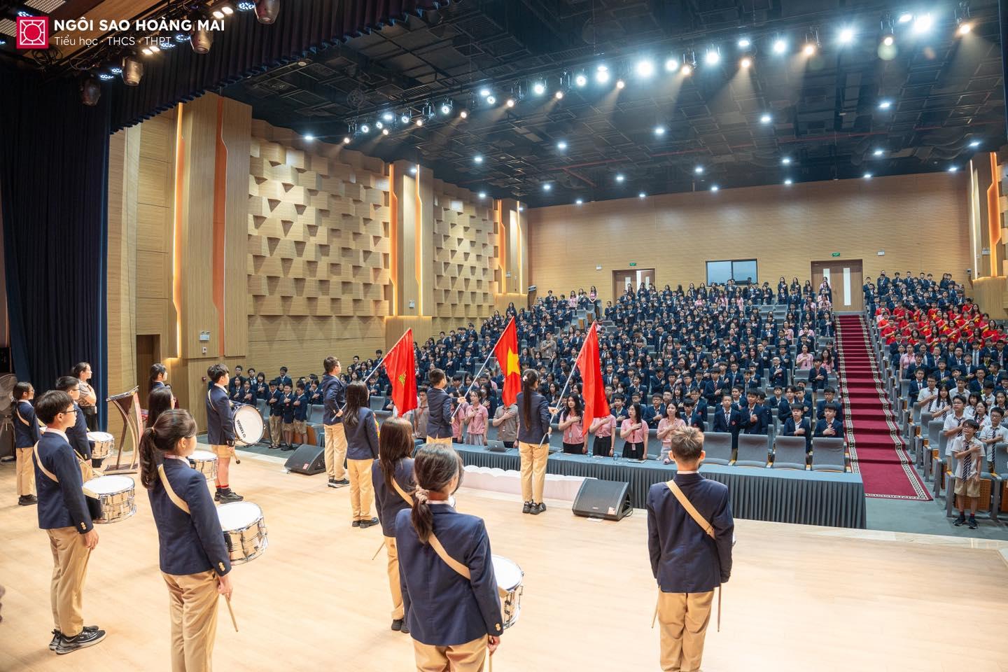 SINH HOẠT DƯỚI CỜ THÁNG 9: HỌC SINH TIỂU HỌC & THCS LAN TỎA VĂN HÓA NGÔI SAO HOÀNG MAI