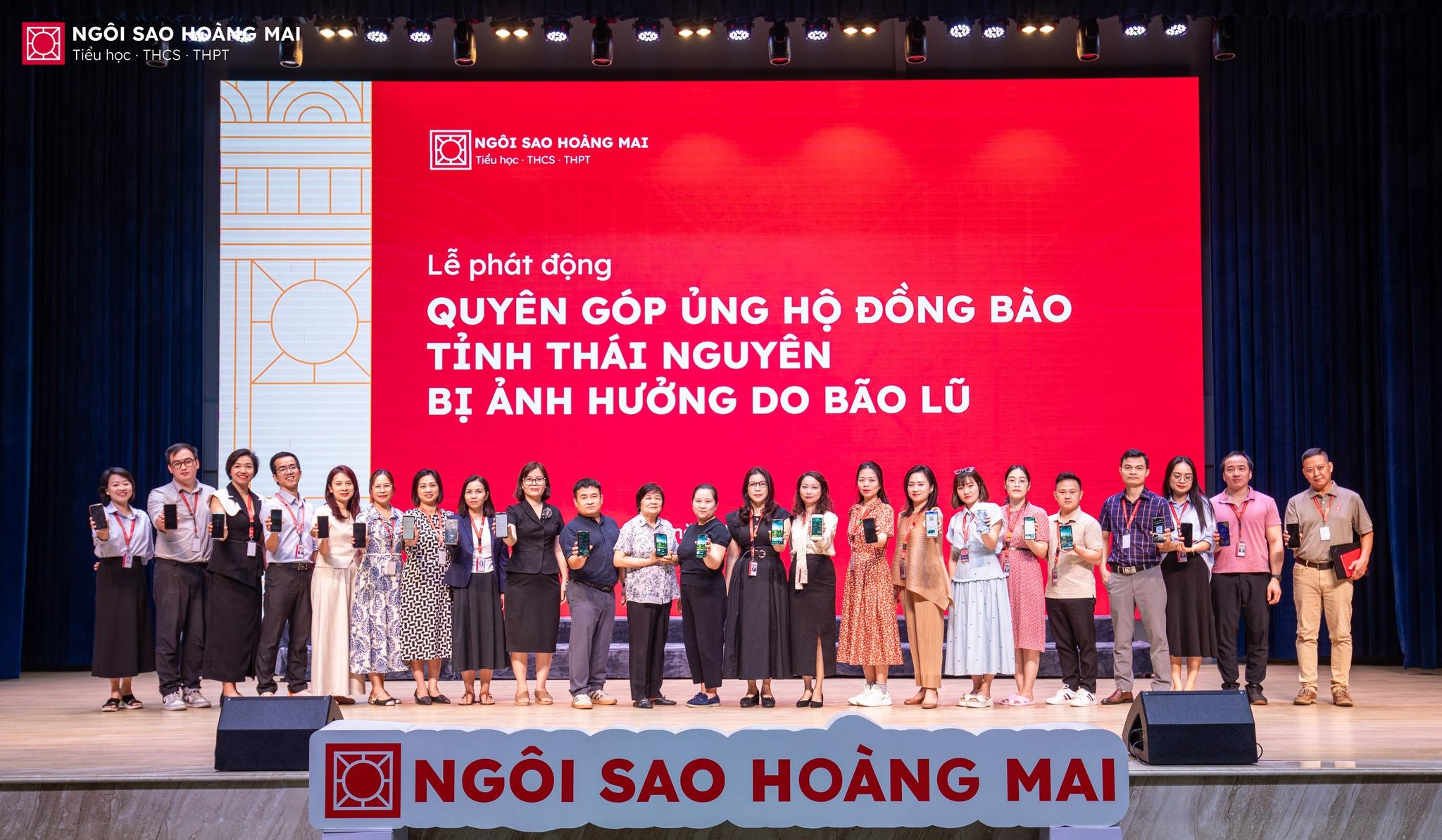 NGÔI SAO HOÀNG MAI PHÁT ĐỘNG QUYÊN GÓP ỦNG HỘ ĐỒNG BÀO TỈNH THÁI NGUYÊN BỊ ẢNH HƯỞNG BỞI BÃO LŨ
