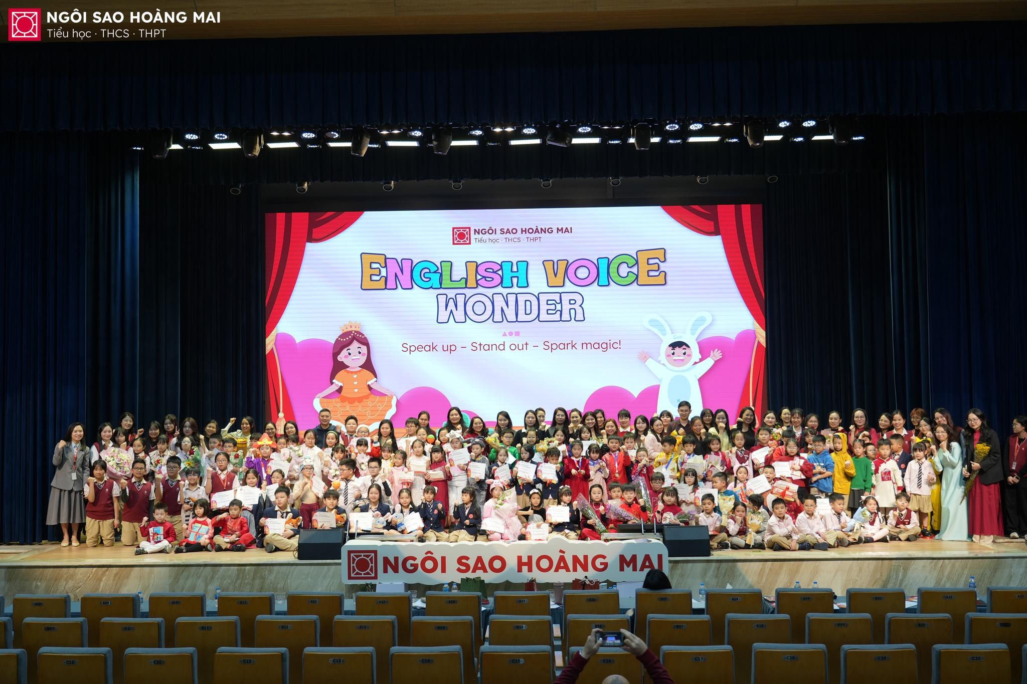 31 ĐỘI TỎA SÁNG TẠI  CHUNG KẾT CUỘC THI ENGLISH VOICE WONDER 2026 – SPEAK UP, STAND OUT, SPARK MAGIC