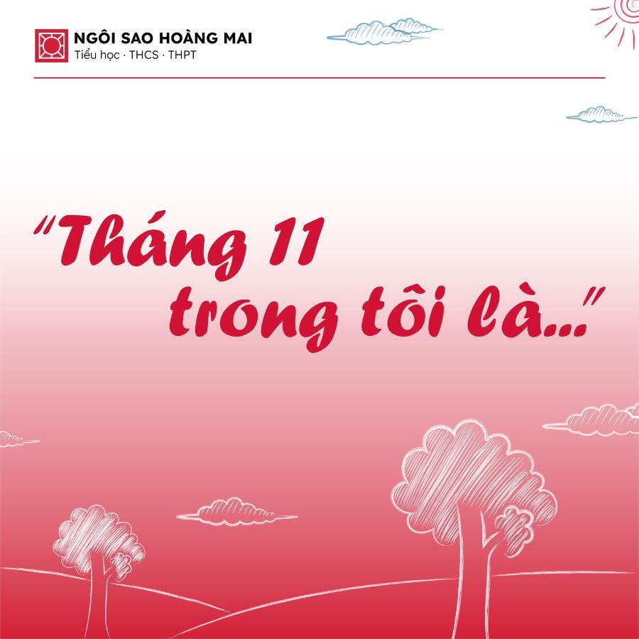 Tháng 11 trong tôi là…”: Khi những lời tri ân gõ cửa