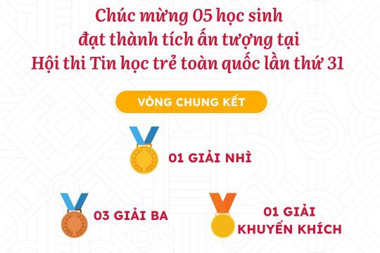 05 GIẢI THƯỞNG TẠI VÒNG CHUNG KẾT - HOMER GHI DẤU ẤN TẠI ĐẤU TRƯỜNG TIN HỌC TRẺ TOÀN QUỐC 2025